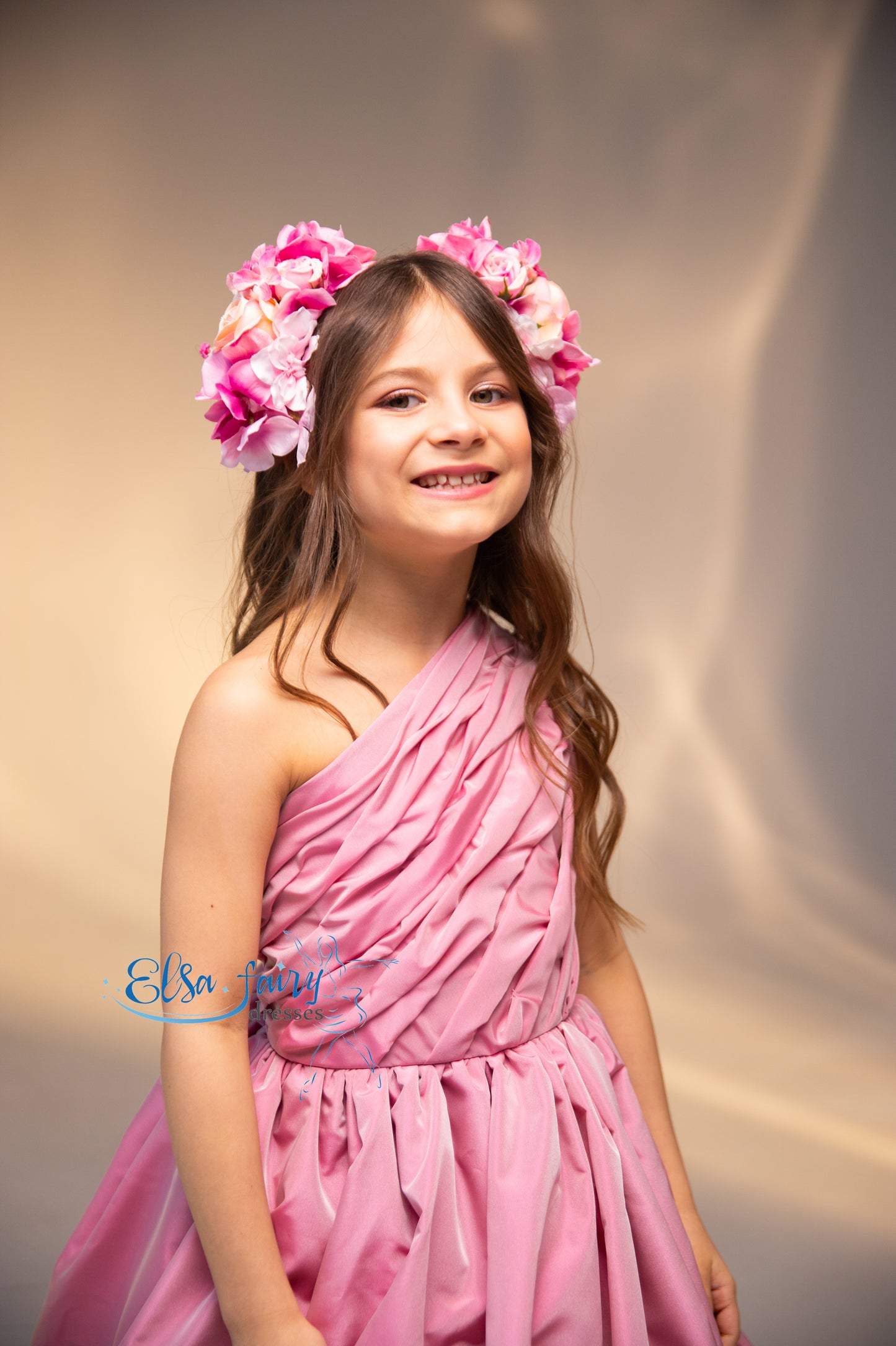 Blush Pink Flower Girl Dress, Birthday Girl Dress, Wedding guest Dress, Toddler Dress, Junior bridesmaid dress, 1st birthday Baby frock