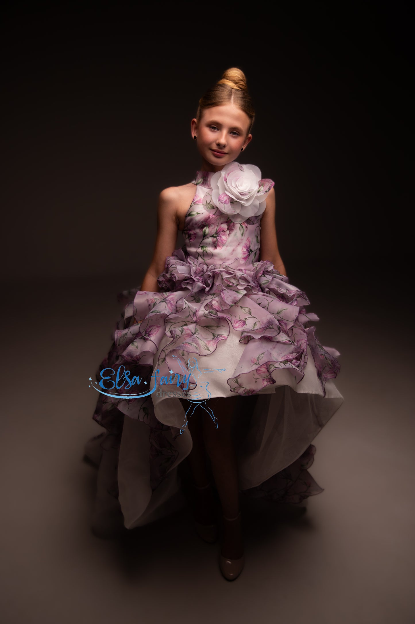 White organza couture special occasion dress, Pageant ball gown, Birthday Girl Dress, Flower Girl Dress, Wedding guest Dress, junior bridesmaid gown