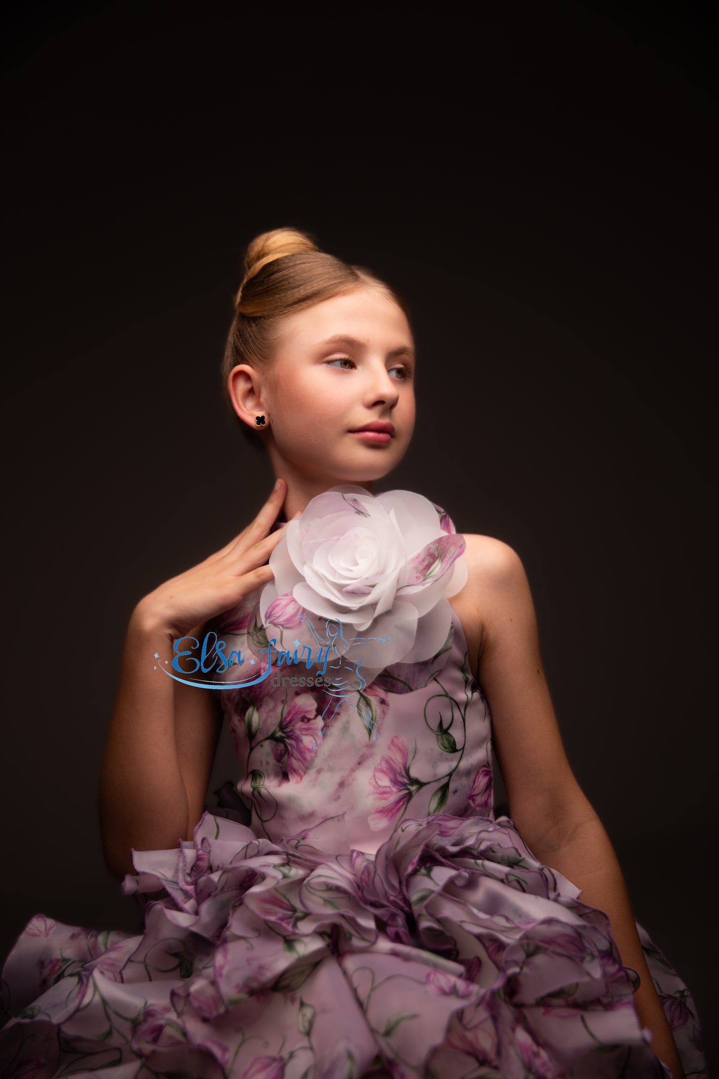 White organza couture special occasion dress, Pageant ball gown, Birthday Girl Dress, Flower Girl Dress, Wedding guest Dress, junior bridesmaid gown
