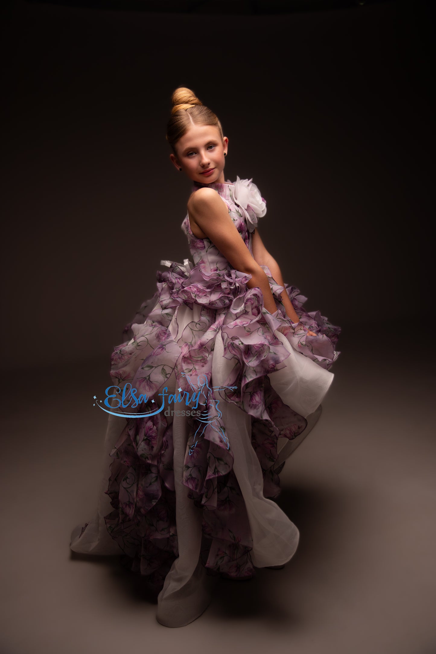White organza couture special occasion dress, Pageant ball gown, Birthday Girl Dress, Flower Girl Dress, Wedding guest Dress, junior bridesmaid gown