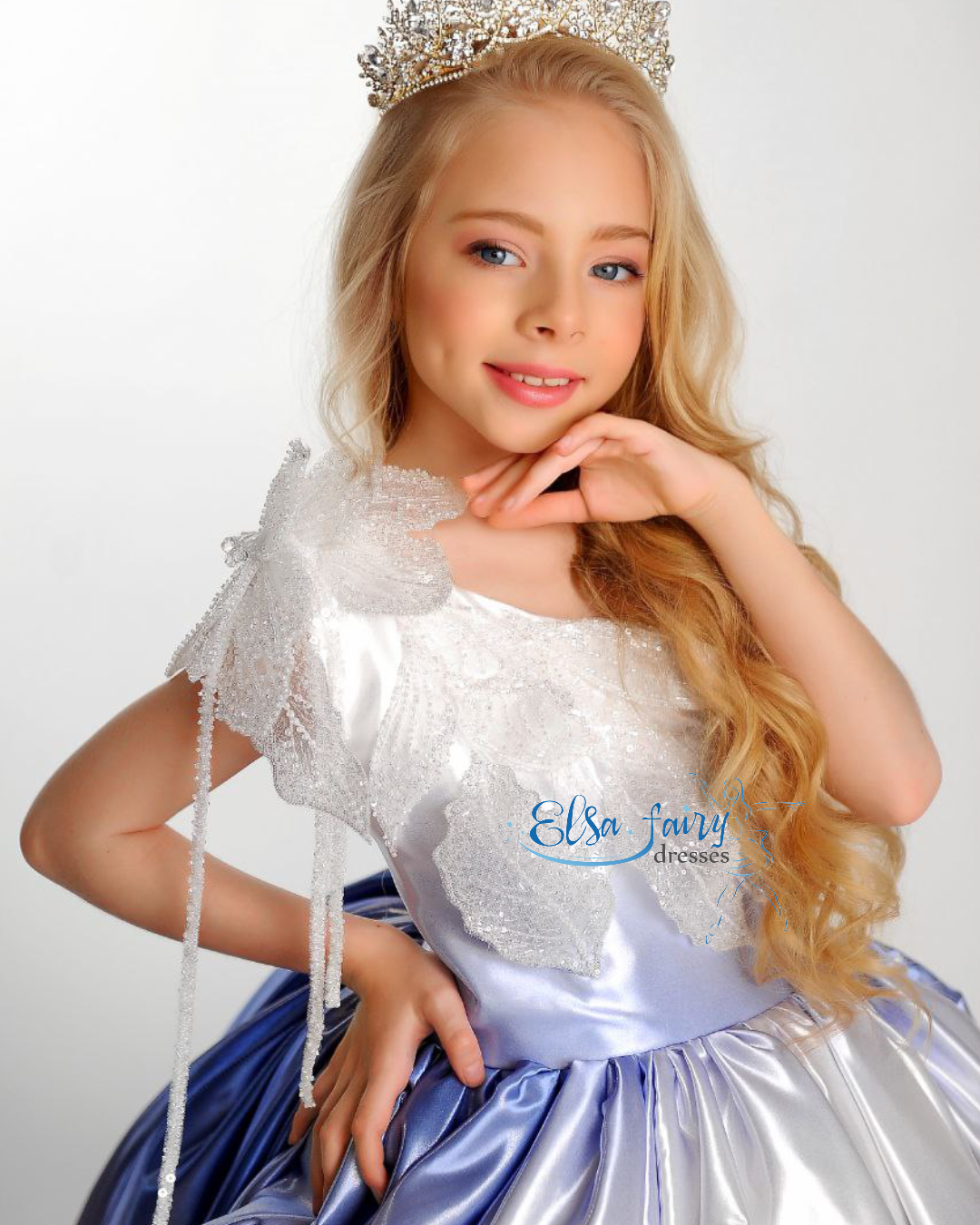 Gala evening gown, Pageant ball gown, Flower Girl Dress, Wedding guest Dress, Girl Birthday Dress, junior bridesmaid gown