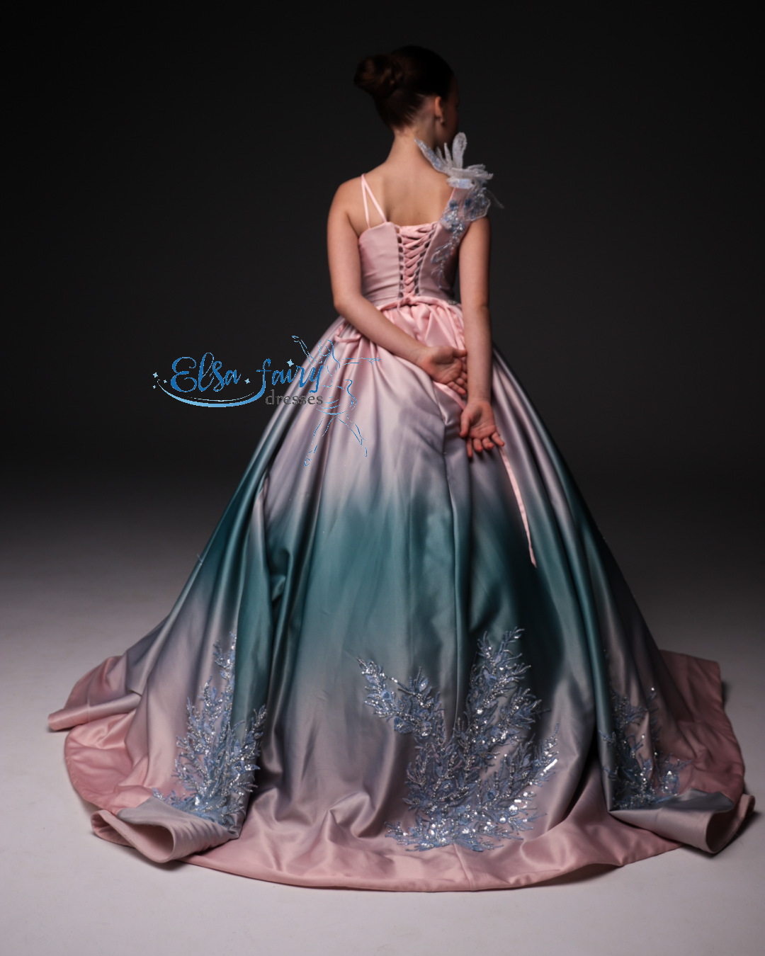 Gala evening gown, Pageant ball gown, Flower Girl Dress, Wedding guest Dress, Girl Birthday Dress, junior bridesmaid gown