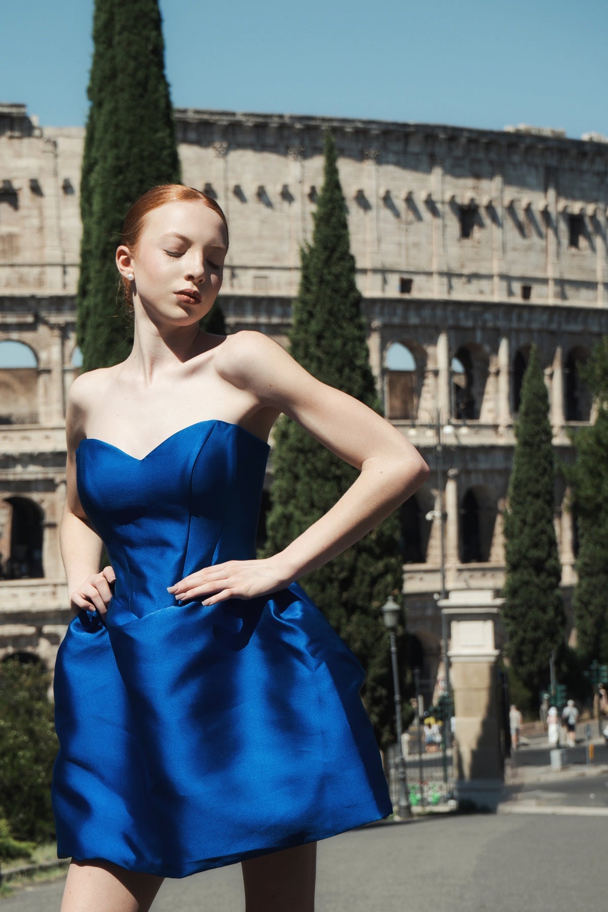 Royal Blue Cocktail Gown, Prom Dress, Wedding guest Dress, Pageant Interview Dress
