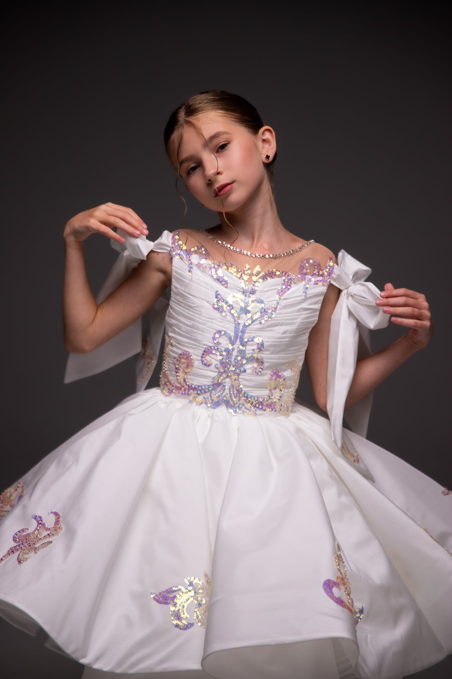 White cocktail dress, Birthday Girl Dress, Pageant Interview Dress