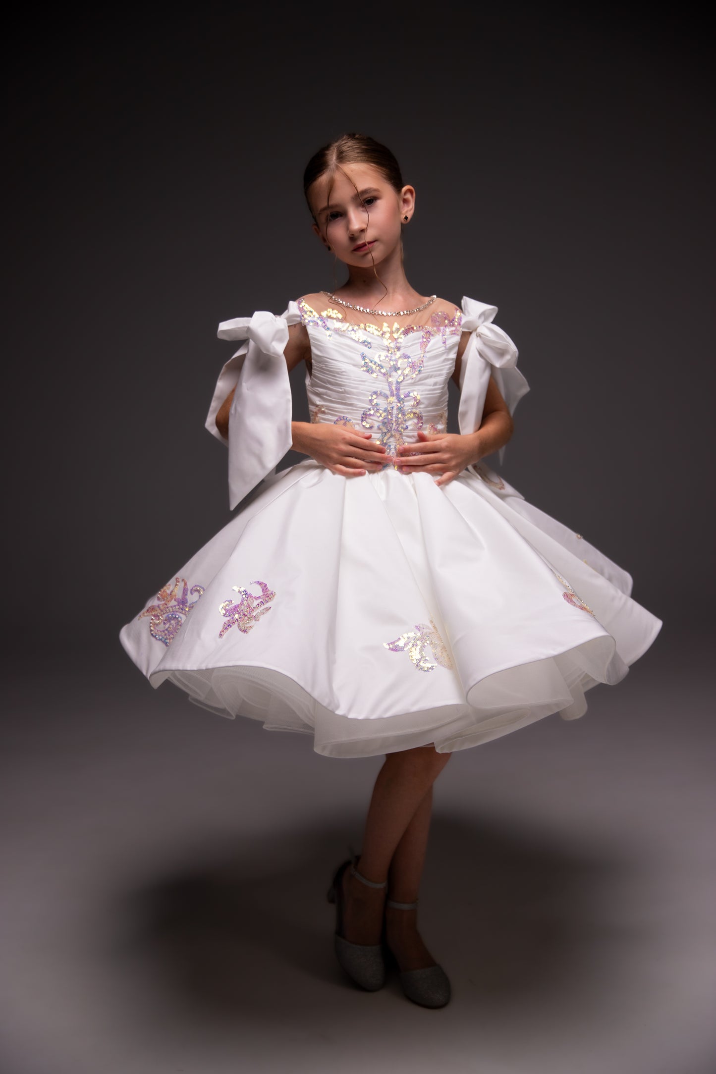 White cocktail dress, Birthday Girl Dress, Pageant Interview Dress