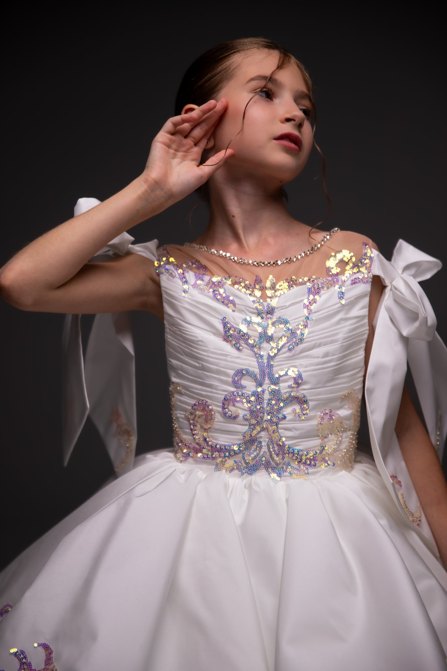 White cocktail dress, Birthday Girl Dress, Pageant Interview Dress