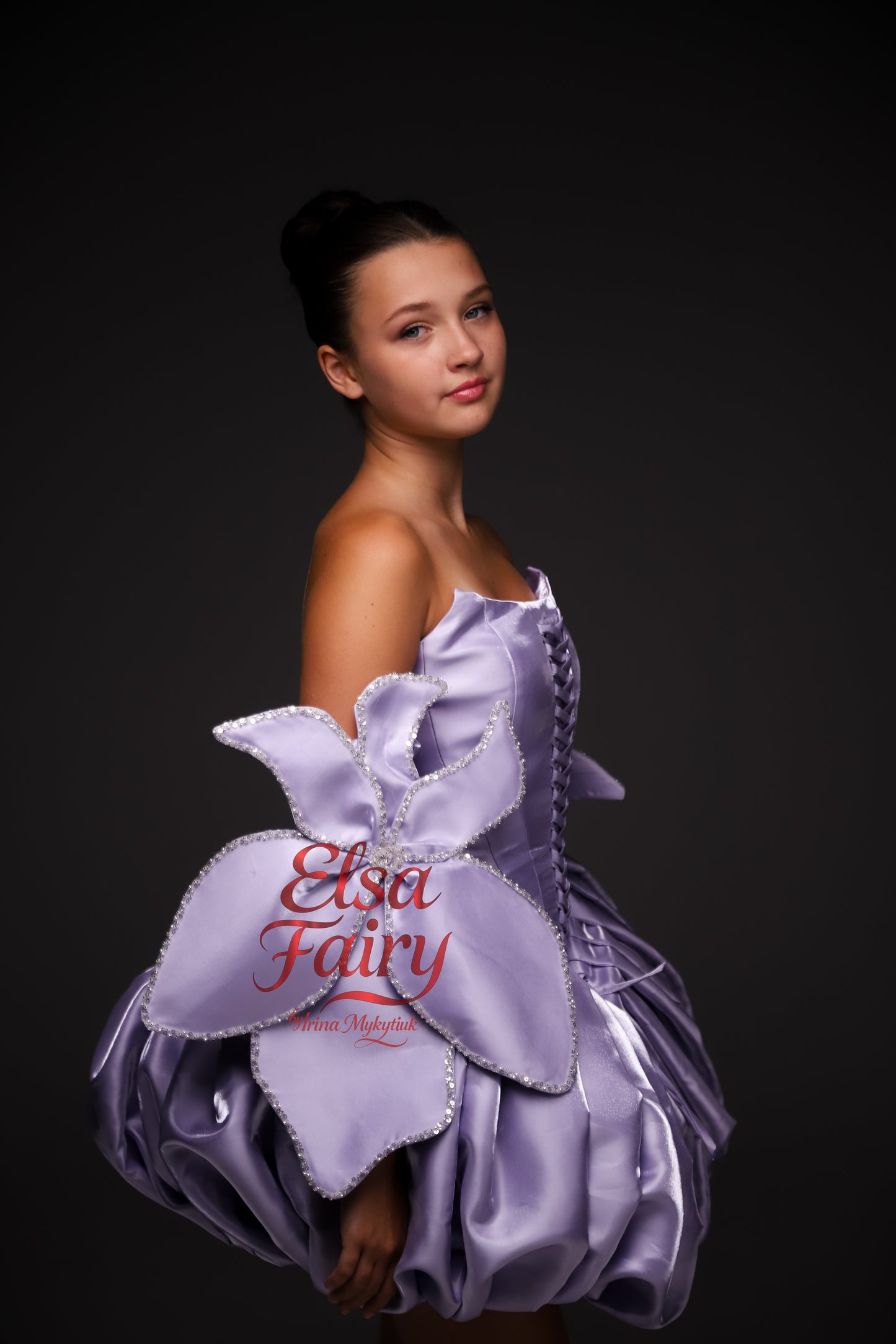 Lilac couture cocktail dress, Pageant interview dress, Birthday Girl Dress, Flower Girl Dress, Wedding guest Dress, Graduation dress