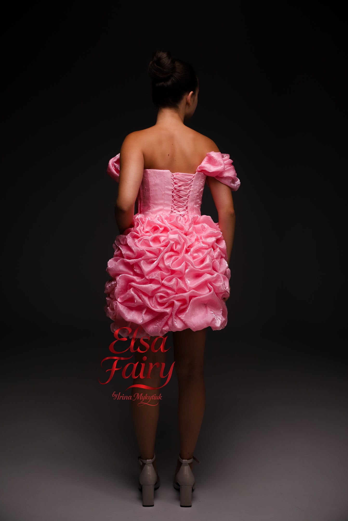 Pink couture cocktail dress, Pageant interview dress, Birthday Girl Dress, Flower Girl Dress, Wedding guest Dress, Graduation dress