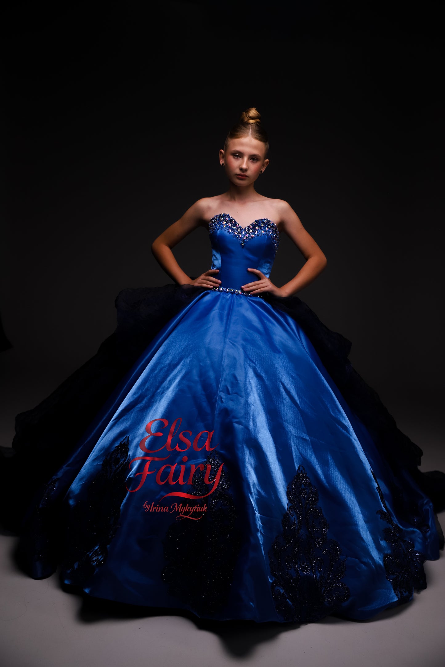 Royal Blue Gala evening gown, Sweet 16 dress, Pageant ball gown, Wedding Guest Dress, Girl Birthday Dress