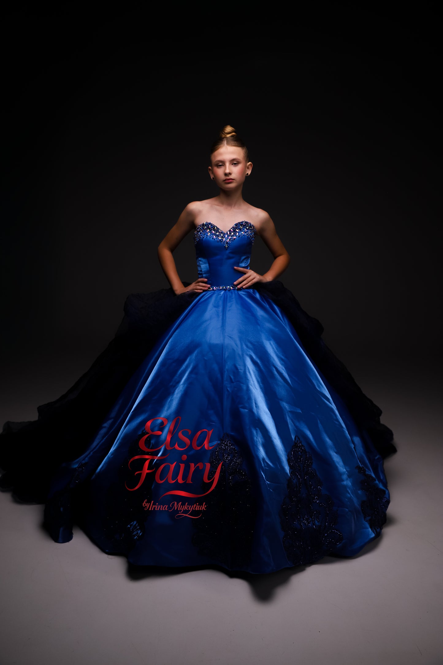 Royal Blue Gala evening gown, Sweet 16 dress, Pageant ball gown, Wedding Guest Dress, Girl Birthday Dress
