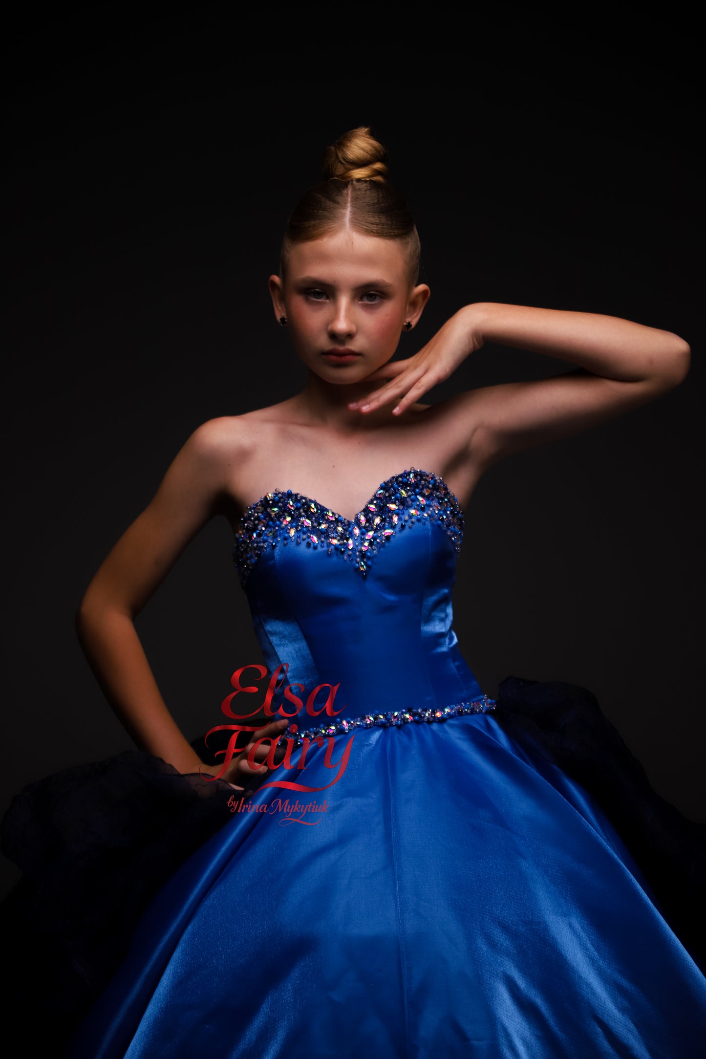 Royal Blue Gala evening gown, Sweet 16 dress, Pageant ball gown, Wedding Guest Dress, Girl Birthday Dress