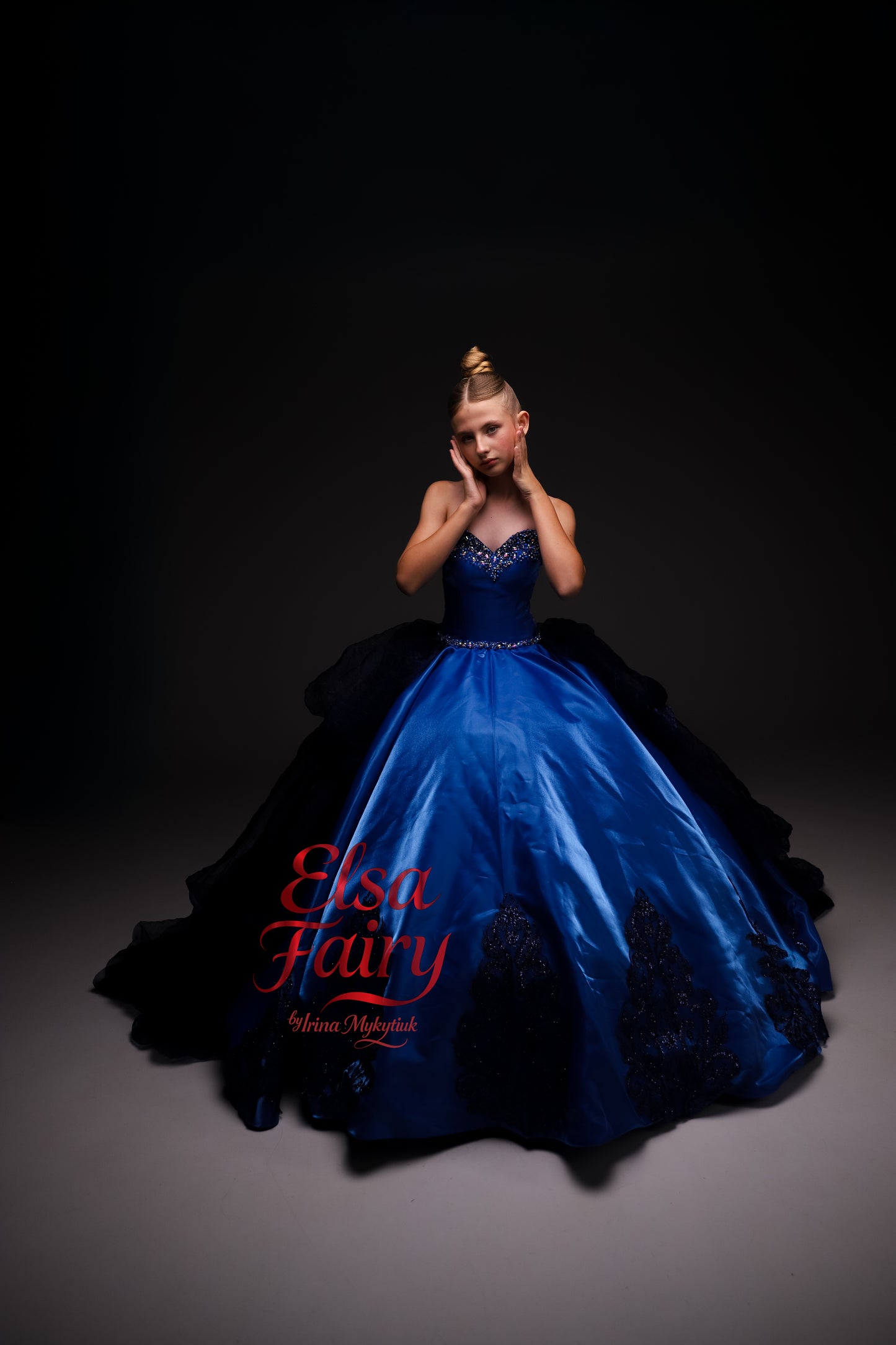 Royal Blue Gala evening gown, Pageant ball gown, Wedding guest Dress & Sweet 16teen gown.