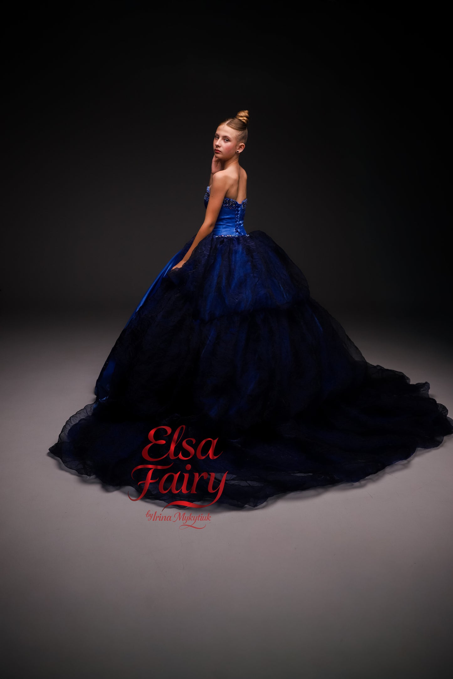 Royal Blue Gala evening gown, Sweet 16 dress, Pageant ball gown, Wedding Guest Dress, Girl Birthday Dress