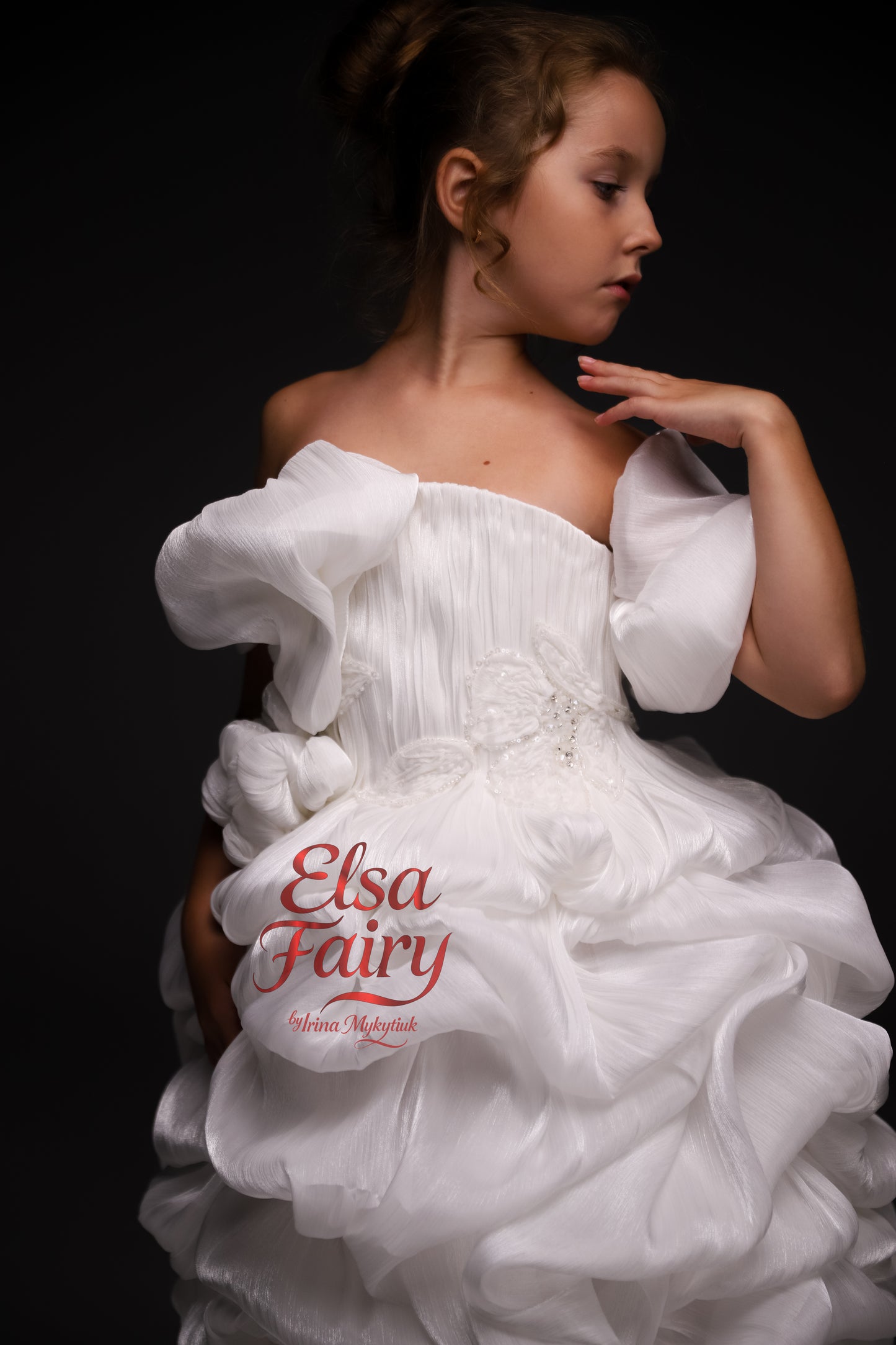 White couture cocktail dress, Pageant interview dress, Birthday Girl Dress, Flower Girl Dress, Wedding guest Dress, Graduation dress