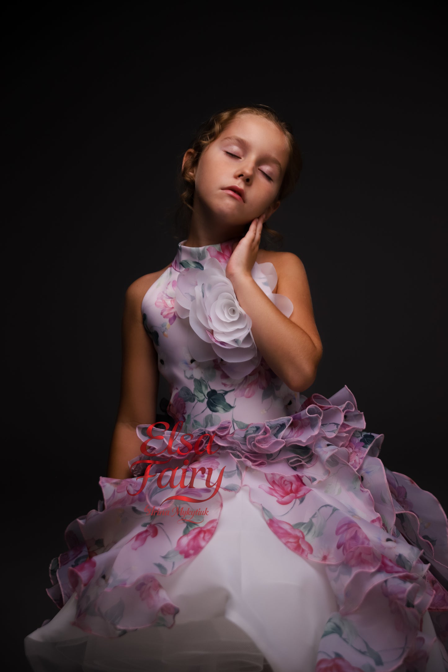 White organza couture special occasion dress, Pageant ball gown, Birthday Girl Dress, Flower Girl Dress, Wedding guest Dress, junior bridesmaid gown