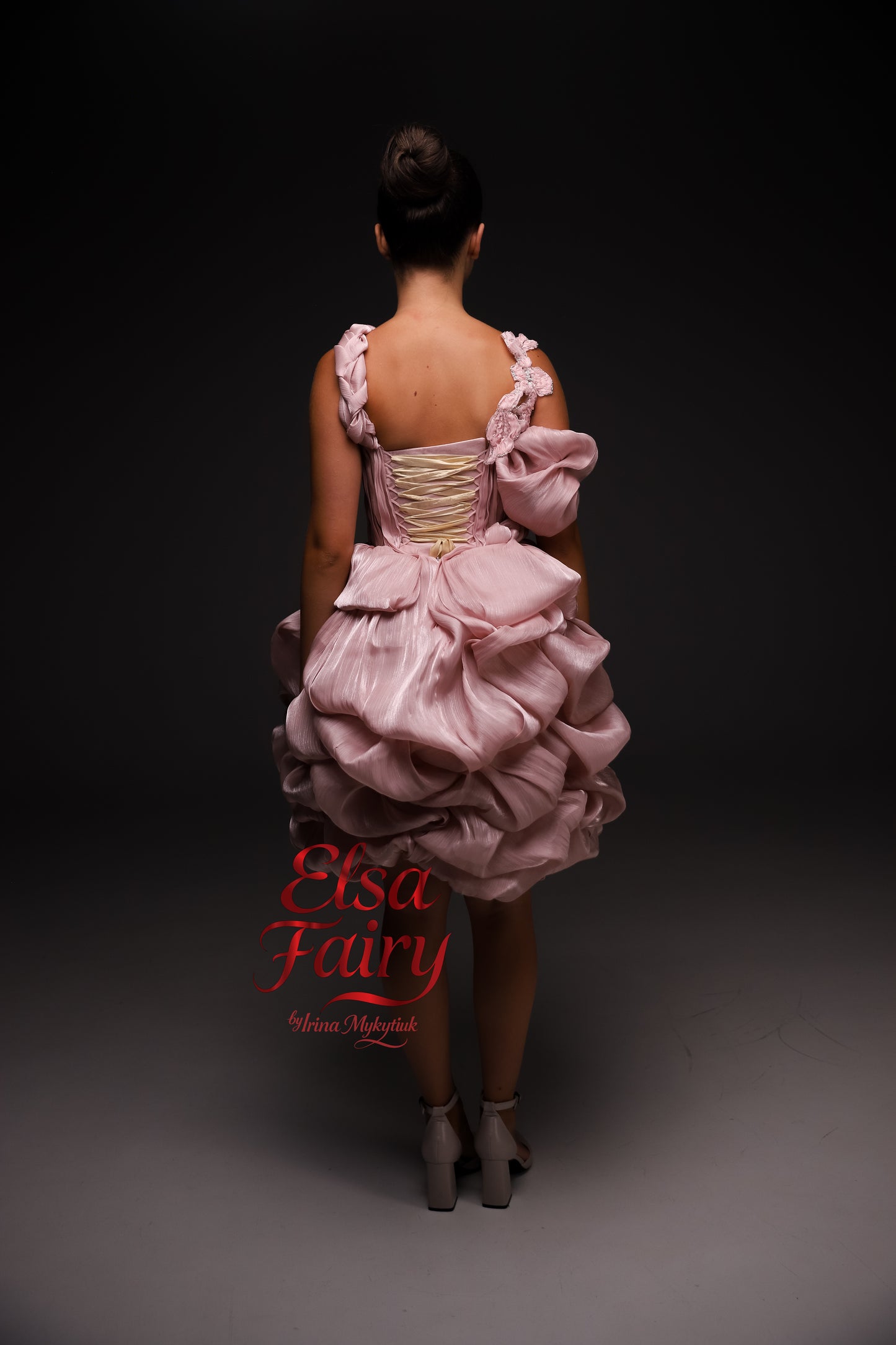 Blush Pink couture cocktail dress, Pageant interview dress, Birthday Girl Dress, Flower Girl Dress, Wedding guest Dress, Graduation dress