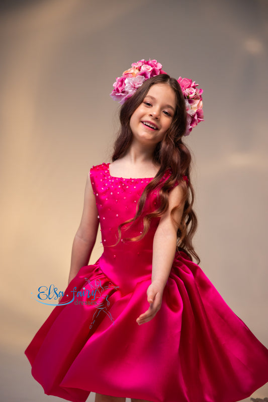 Organza Flower Girl Dress, Birthday Girl Dress, Wedding guest Dress, Toddler Dress, Birthday dress, Baby frock, junior bridesmaid gown