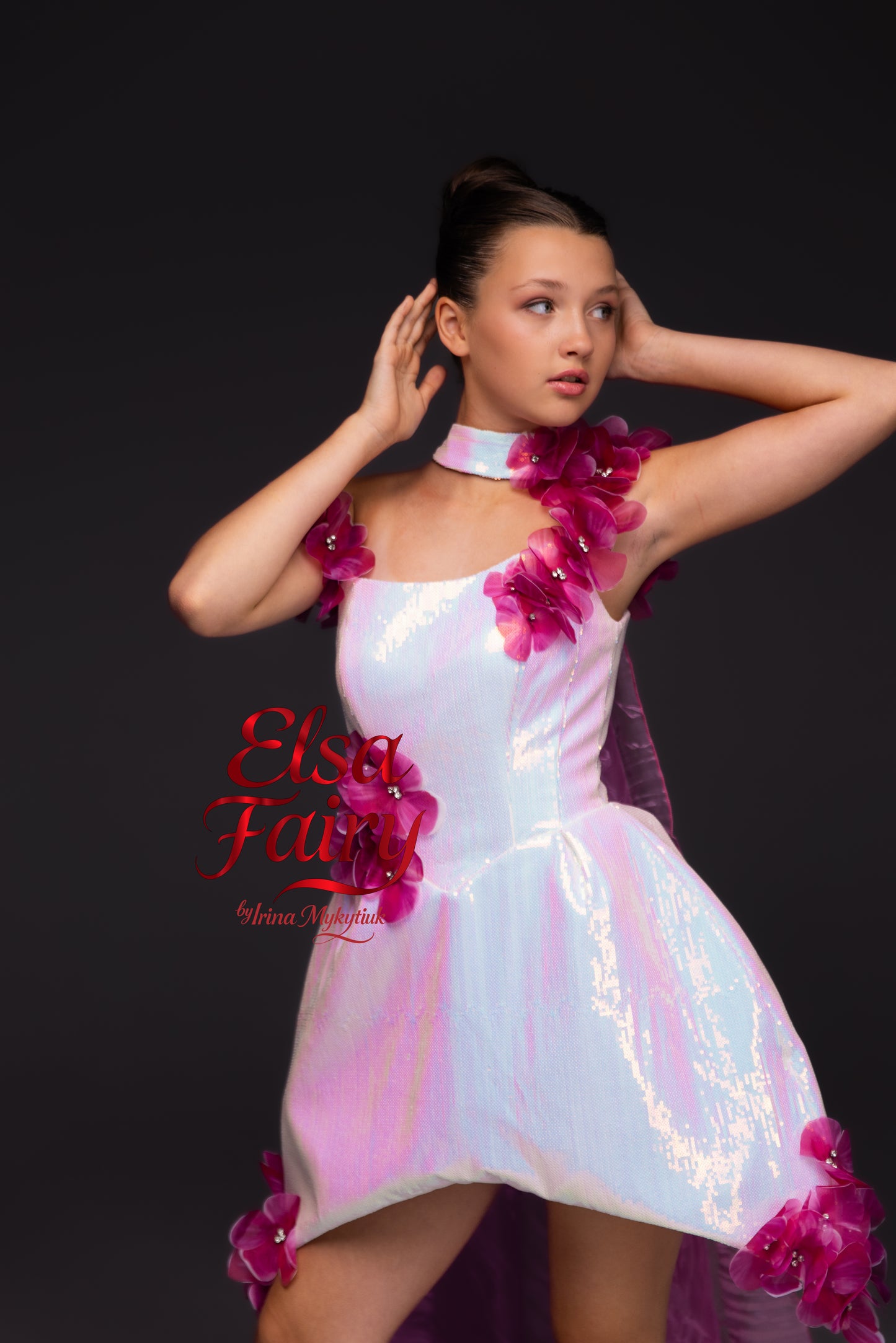 White couture special occasion dress, Pageant Interview gown, Birthday Girl Dress, Flower Girl Dress, Wedding guest Dress, junior bridesmaid gown