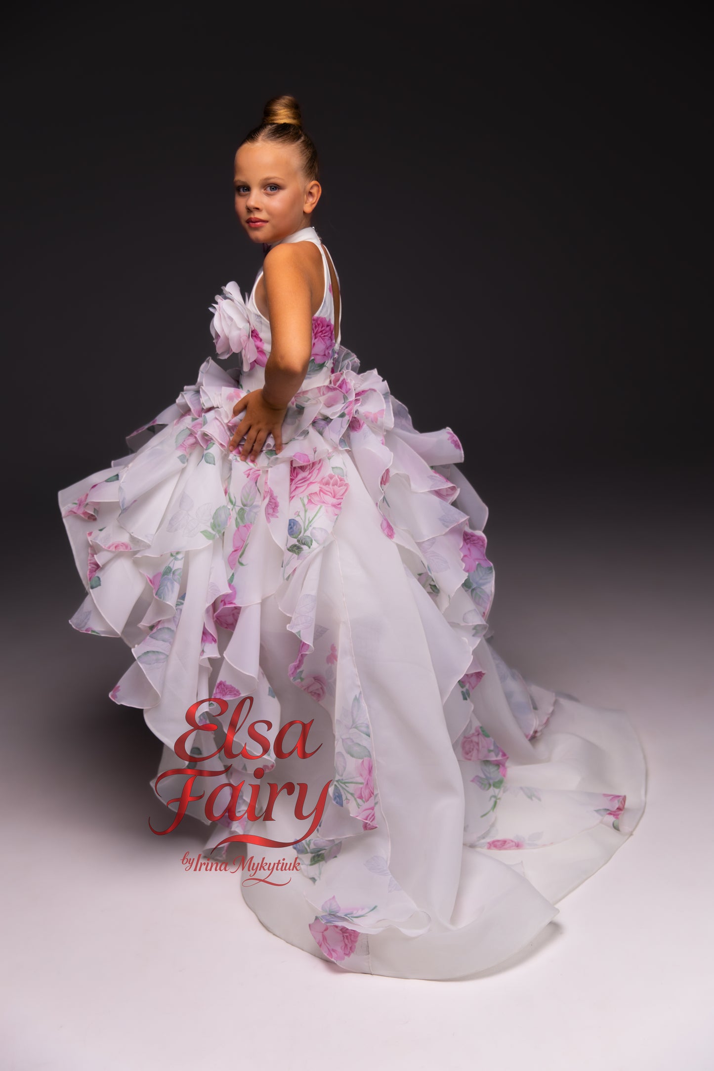 White organza couture special occasion dress, Pageant ball gown, Birthday Girl Dress, Flower Girl Dress, Wedding guest Dress, junior bridesmaid gown