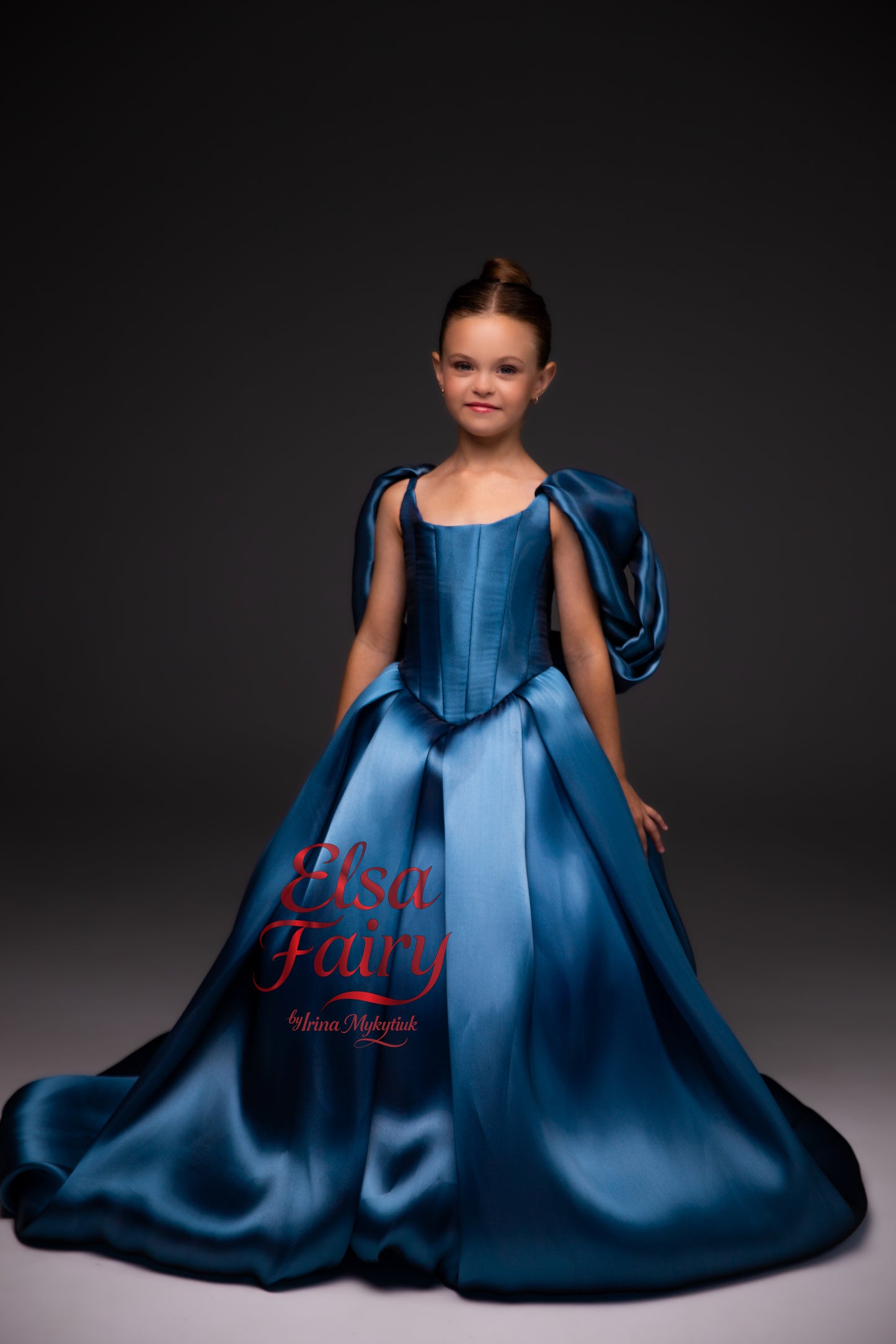 Royal Blue Gala evening gown, Pageant ball gown, Flower Girl Dress, Wedding Guest Dress, Girl Birthday Dress, junior bridesmaid gown