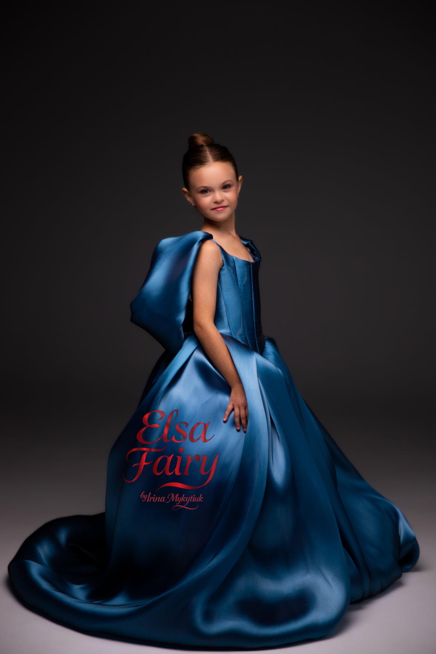 Royal Blue Gala evening gown, Pageant ball gown, Flower Girl Dress, Wedding Guest Dress, Girl Birthday Dress, junior bridesmaid gown