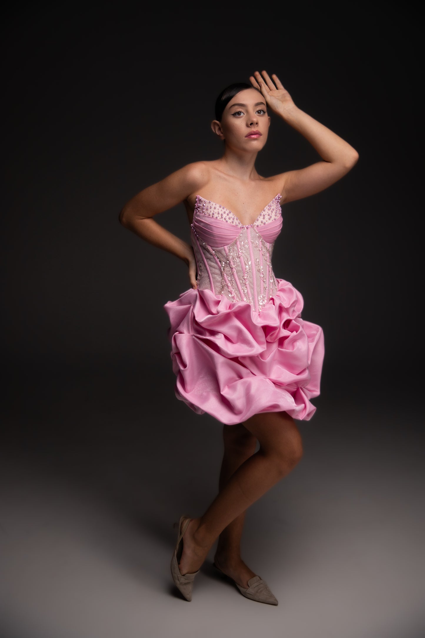 Pink Cocktail dress, Prom Dress, Wedding guest Dress, Pageant Interview Dress