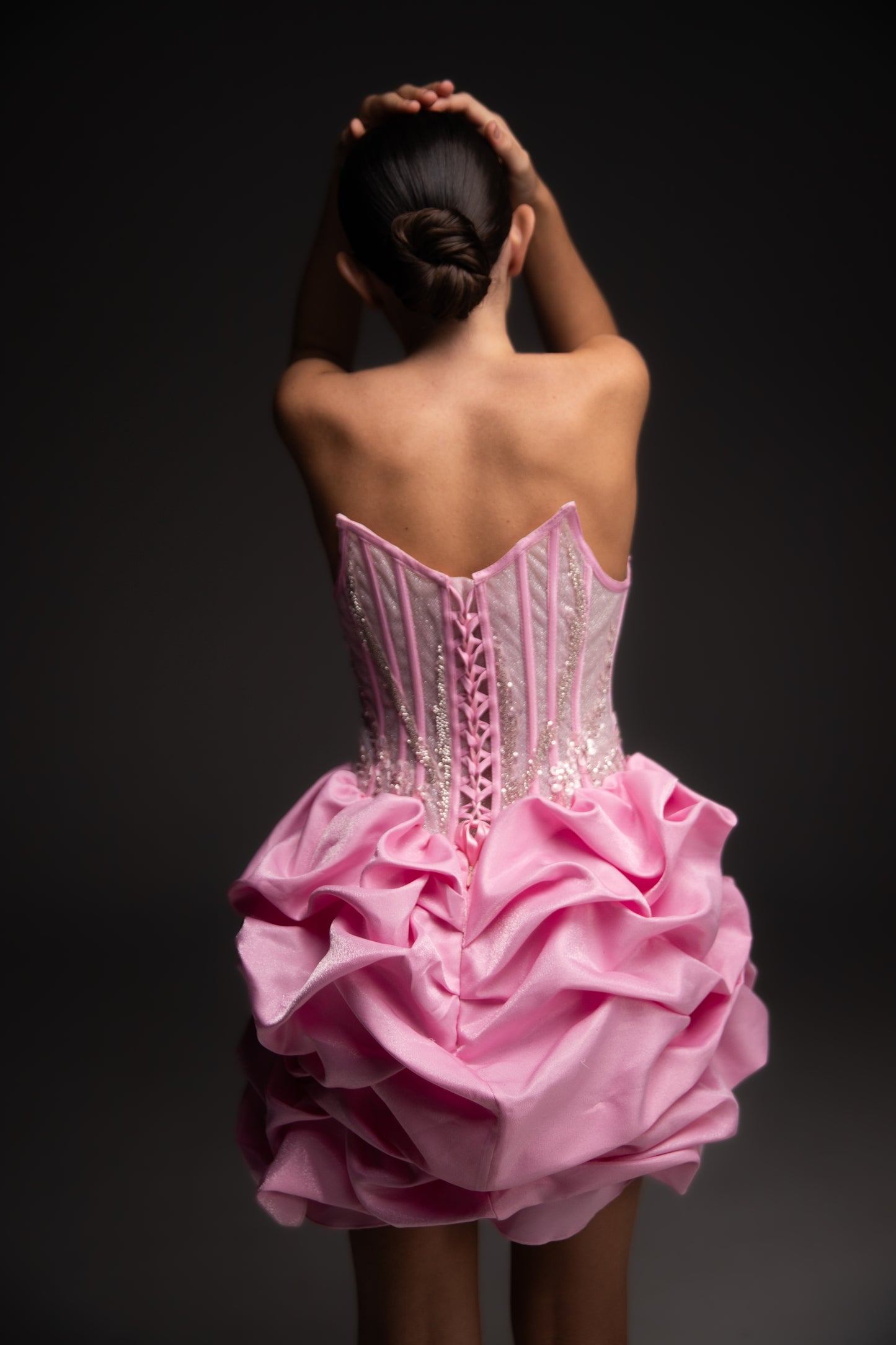 Pink Cocktail dress, Prom Dress, Wedding guest Dress, Pageant Interview Dress