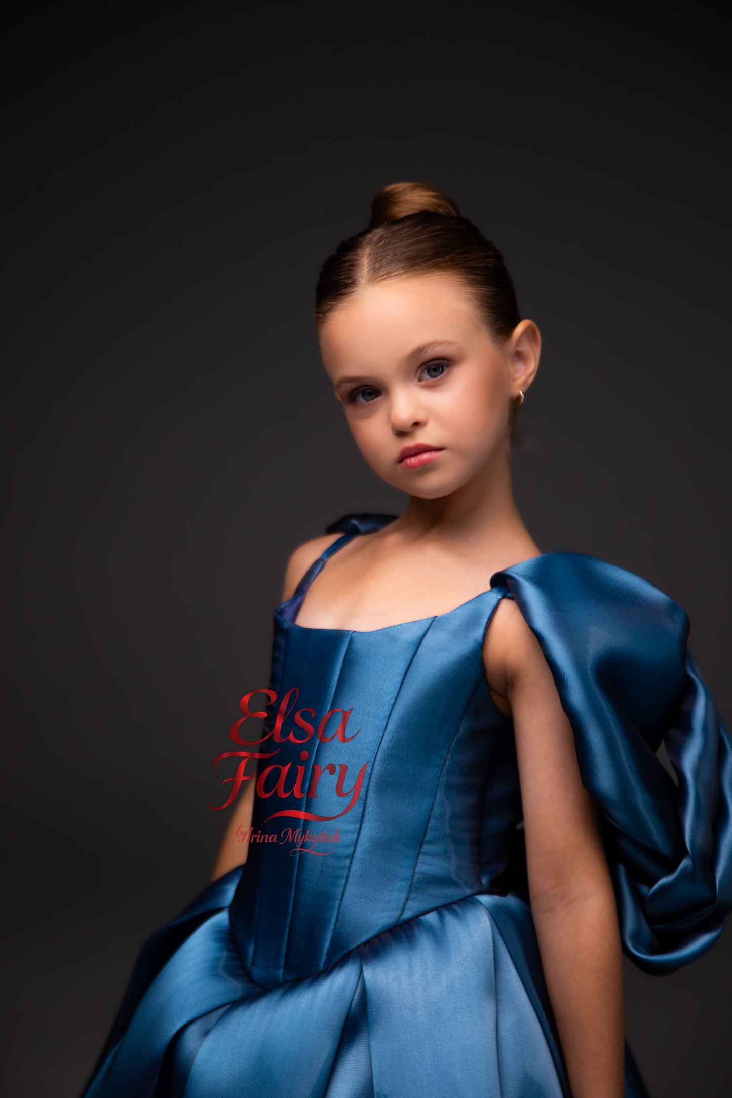 Royal Blue Gala evening gown, Pageant ball gown, Flower Girl Dress, Wedding Guest Dress, Girl Birthday Dress, junior bridesmaid gown