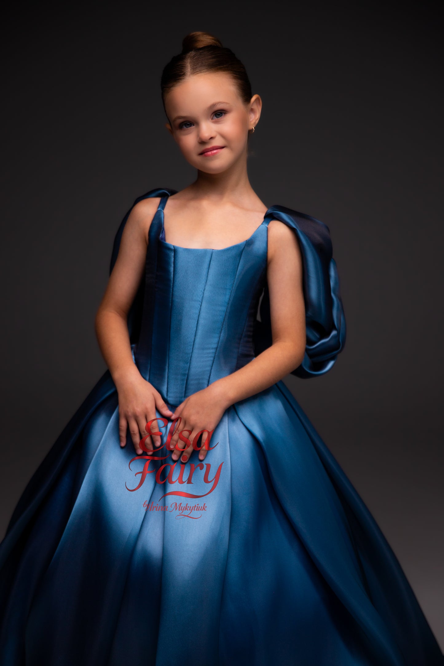 Royal Blue Gala evening gown, Pageant ball gown, Flower Girl Dress, Wedding Guest Dress, Girl Birthday Dress, junior bridesmaid gown