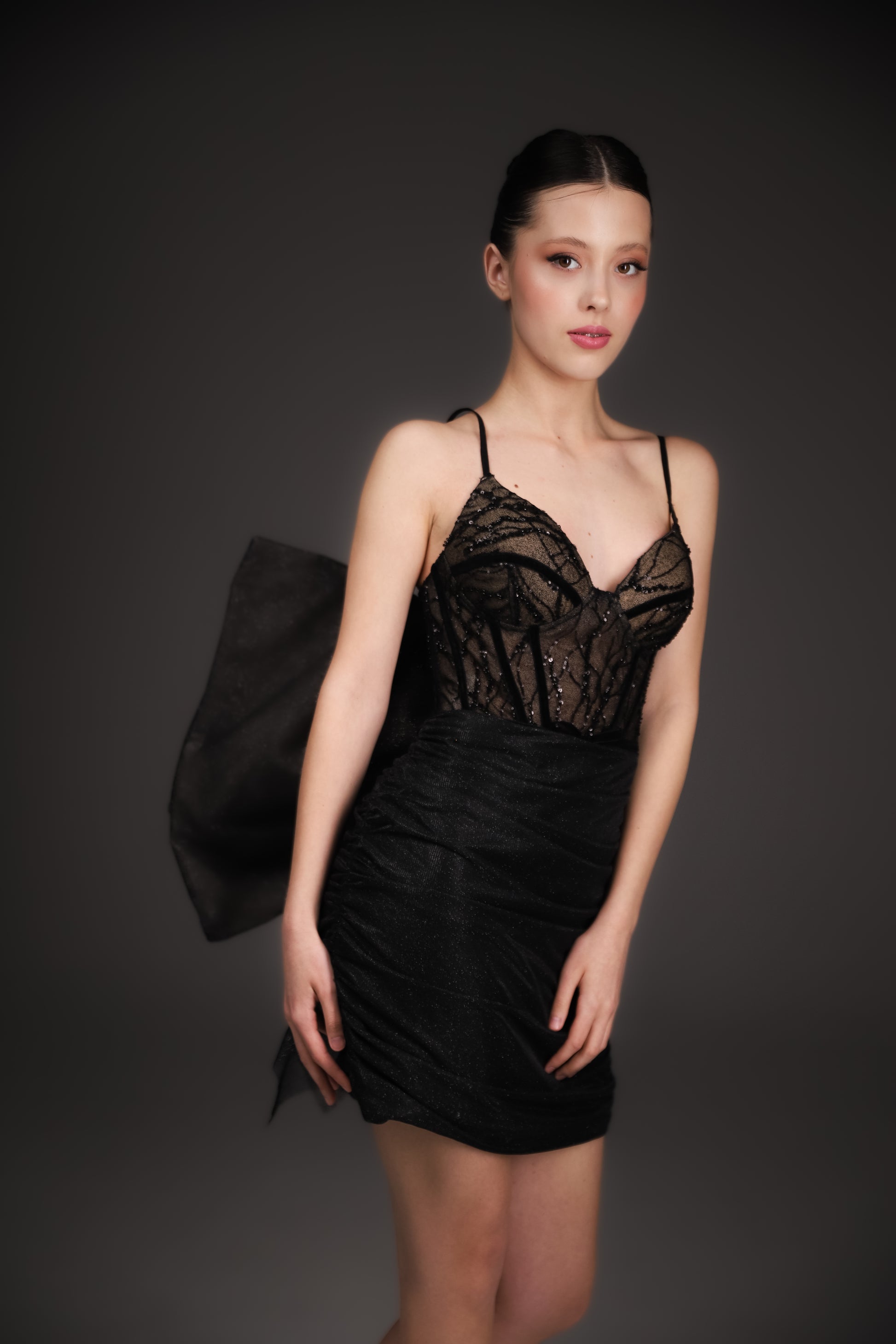 Black Cocktail Gown, Prom Dress, Wedding guest Dress, Pageant Intervie – ElsaFAIRYdressesSHOP