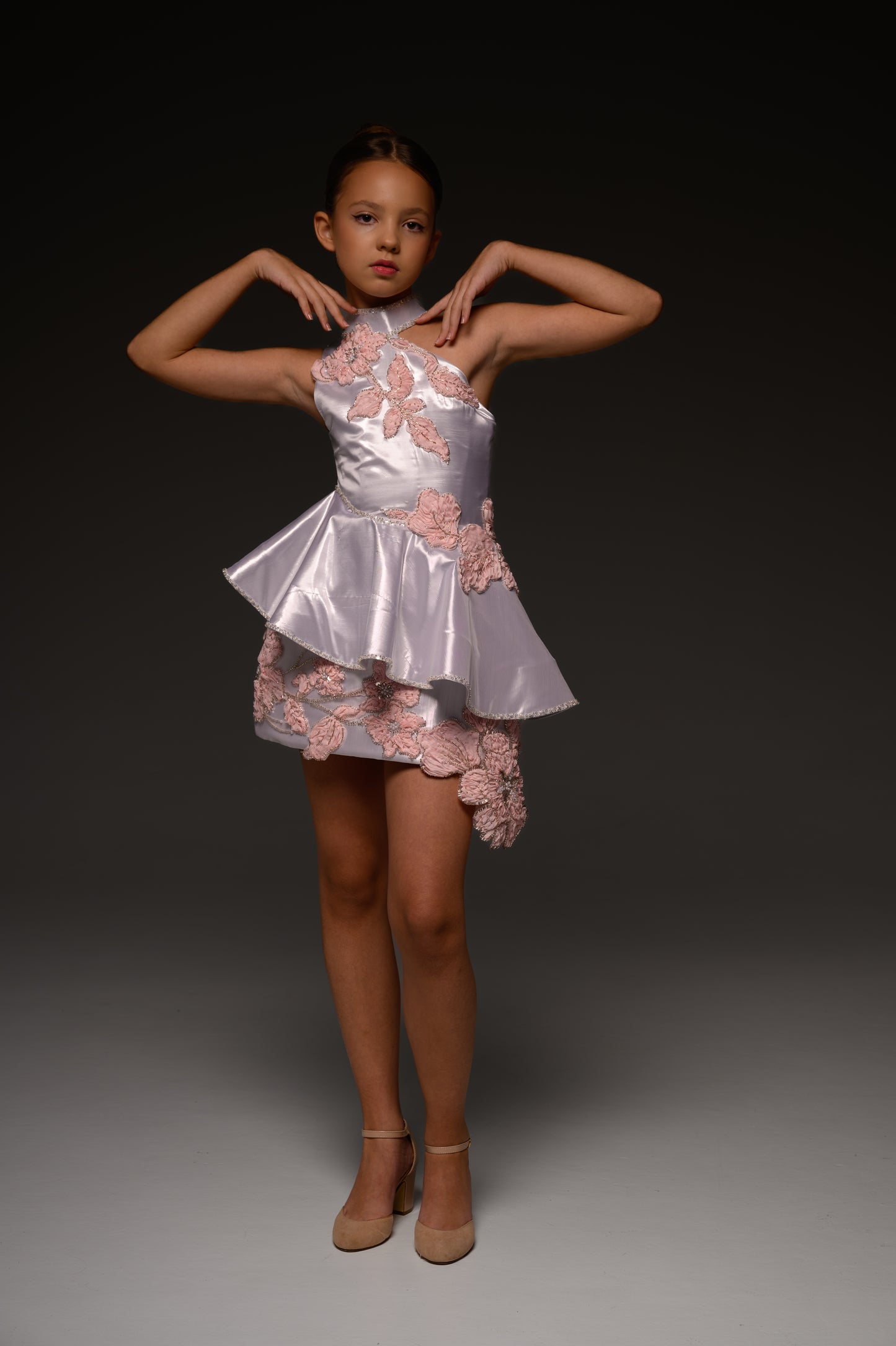 White lace cocktail dress, Birthday Girl Dress, Pageant Interview Dress