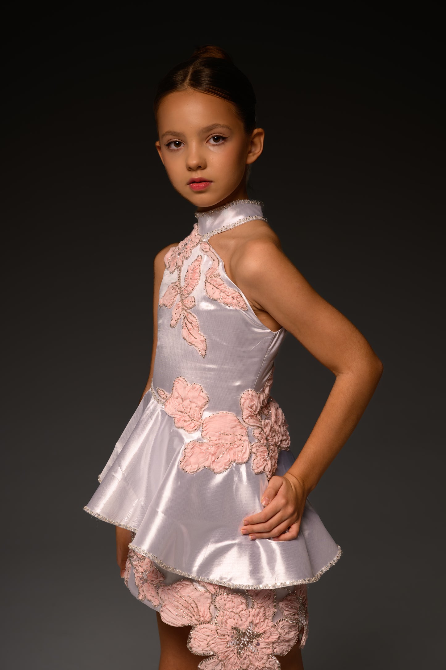 White lace cocktail dress, Birthday Girl Dress, Pageant Interview Dress