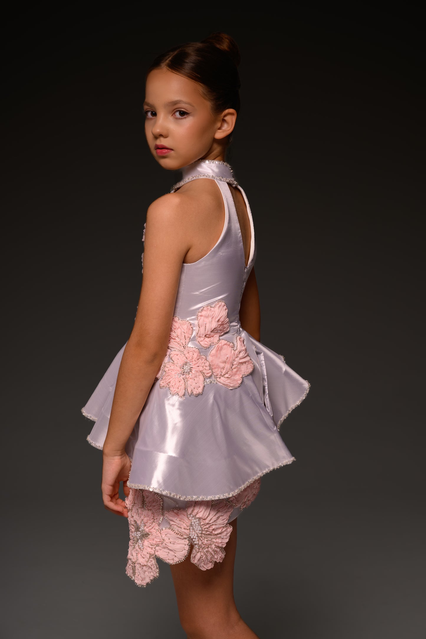 White lace cocktail dress, Birthday Girl Dress, Pageant Interview Dress