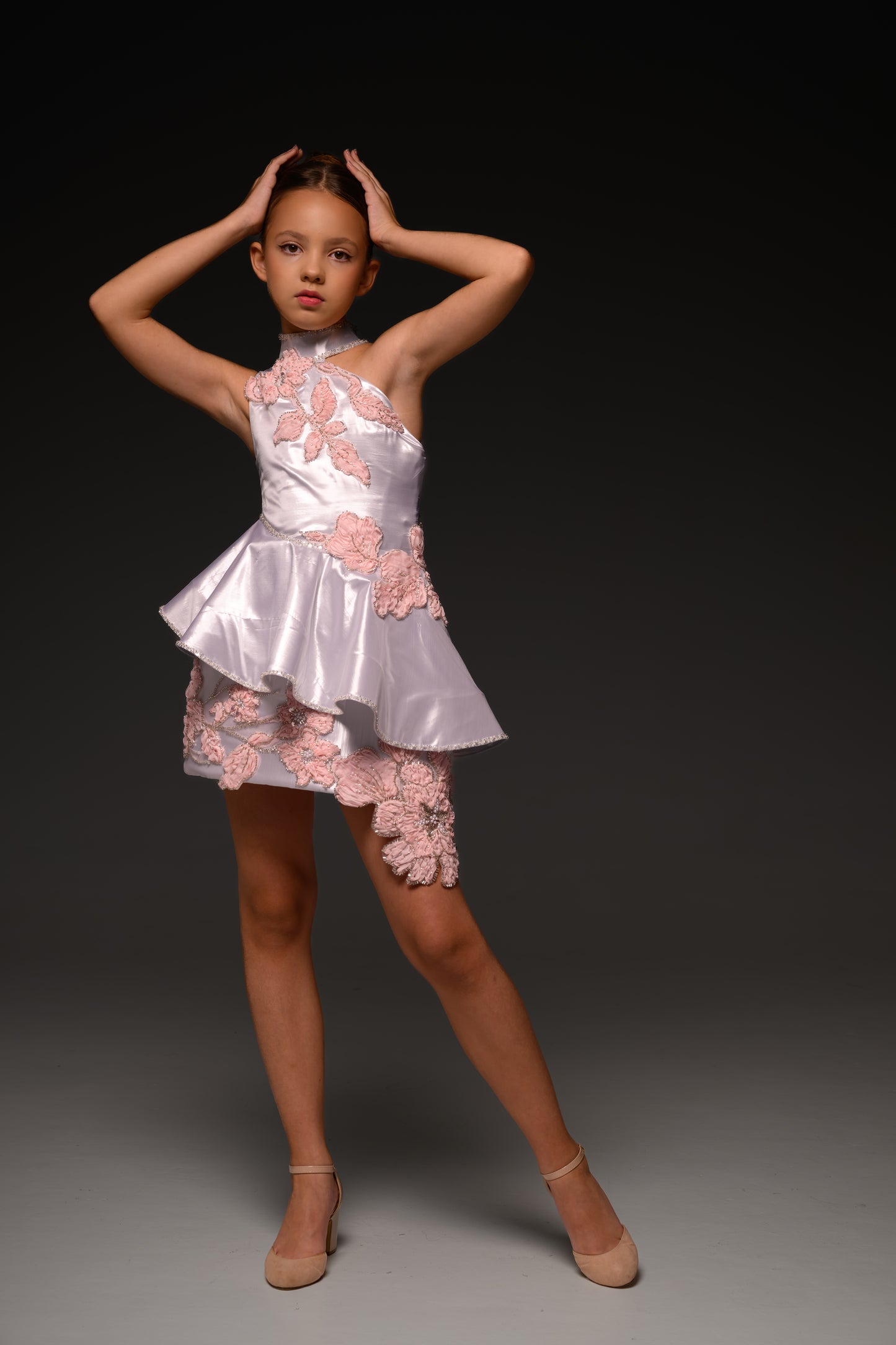 White lace cocktail dress, Birthday Girl Dress, Pageant Interview Dress