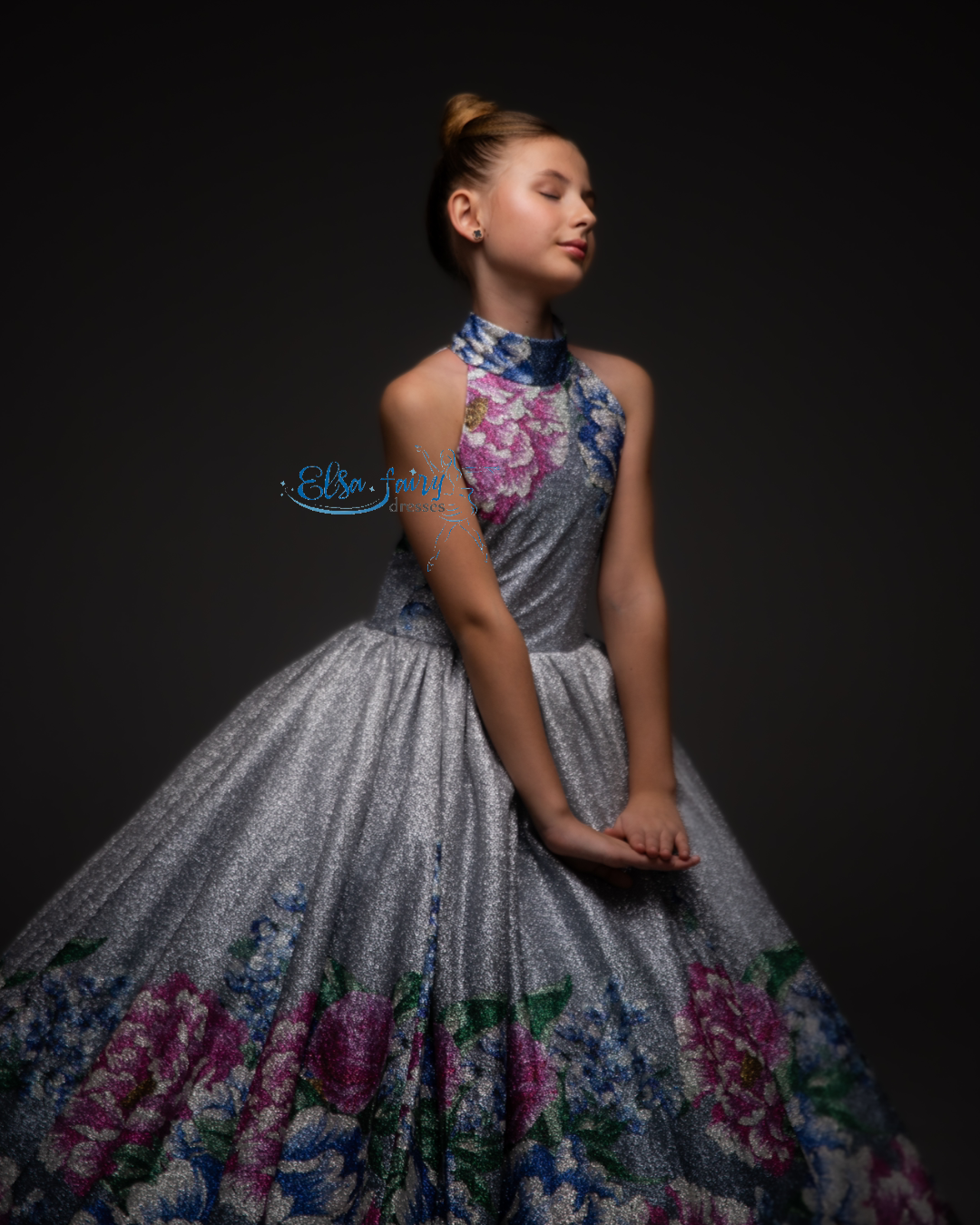 Gala evening gown, Pageant ball gown, Flower Girl Dress, Wedding guest Dress, Girl Birthday Dress, junior bridesmaid gown