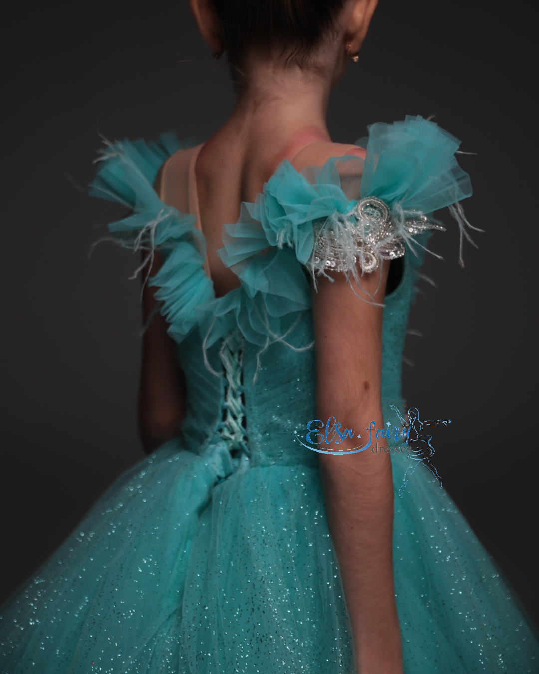 Exclusive Gala evening gown, Pageant ball gown, Birthday Girl Dress, Flower Girl Dress, Wedding guest Dress, Special Occasions gown, junior bridesmaid dress